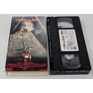 The Serpent and the Rainbow VHS Tape 1990 Wes Craven Horror Thriller Movie VTG